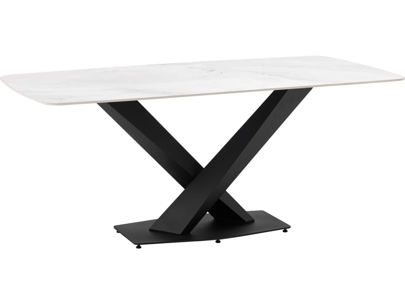 Стол обеденный STOOL GROUP Belle 180х90 белый мрамор арт. 7636799901
