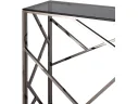 Консоль Stool Group АРТ ДЕКО 115х30 Стекло smoke/Сталь тёмный хром арт. 3299989504