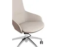 Кресло руководителя STOOL GROUP TopChairs Soulo бежевый/коричневый арт. 4537007501