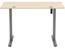 Стол STOOL GROUP с регулировкой высоты 110х60 Серый, столешница светлое дерево арт. 3301841204