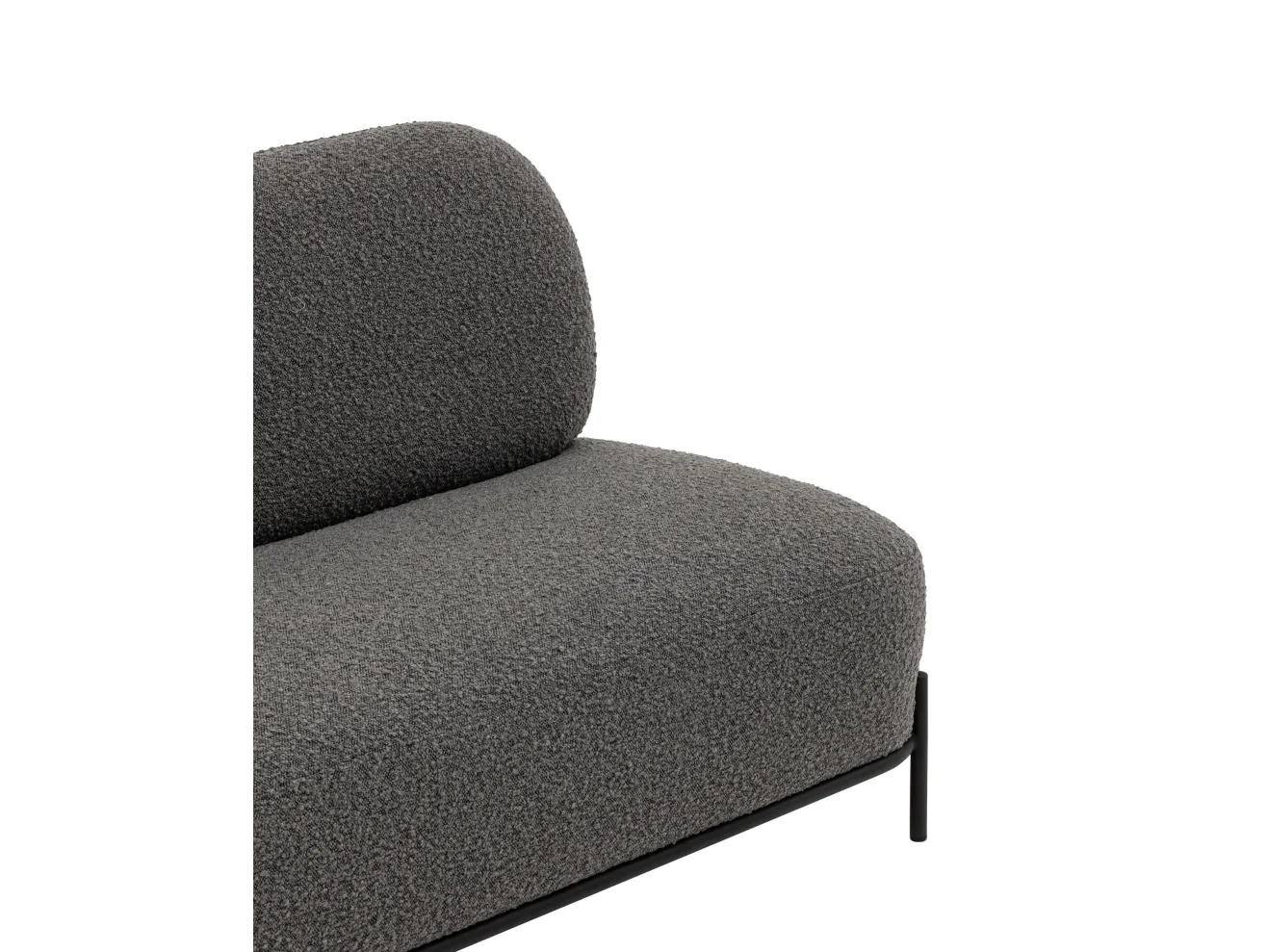 Диван STOOL GROUP Стоун New букле тёмно-серый арт. 7051543903
