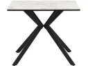 Стол обеденный STOOL GROUP Мармер мини нераскладной 90х60х75 столешница МДФ/керамика Gold jade, подстолье металл черный арт. 3771762904