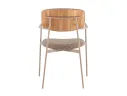 Стул STOOL GROUP Doe Коричневый, бежевые ножки арт. 5067135501