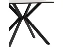 Стол обеденный STOOL GROUP Мармер мини нераскладной 90х60х75 столешница МДФ/керамика Gold jade, подстолье металл черный арт. 3771762904