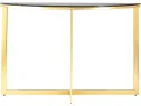 Консоль Stool Group АЛЬБА 115х30 Стекло черное/Сталь золото арт. 7879123501