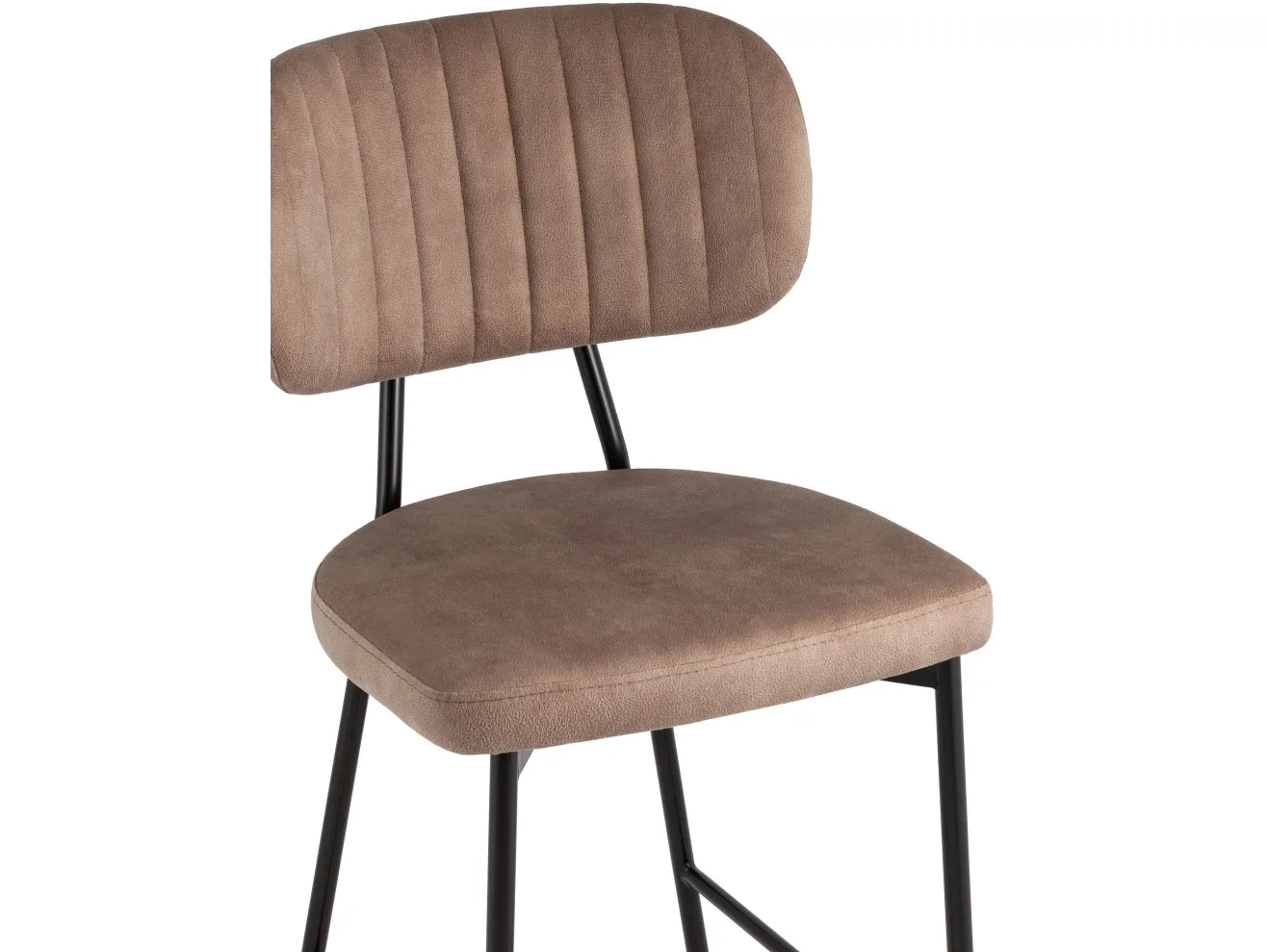 Стул полубарный STOOL GROUP Ханна Иск. замша коричневый арт. 4310681308
