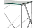 Консоль Stool Group АРТ ДЕКО 120х40 Прозрачное стекло/Сталь серебро арт. 3614073502