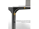 Стол офисный INCUBE D004.140.WH WHITE арт. 4979841106