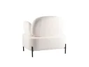Кресло STOOL GROUP Кэнди с подлокотниками букле белый арт. 9444525506