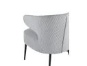 Кресло лаунж STOOL GROUP Royal Stripes Велюр серый арт. 1582617902