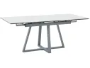 Стол обеденный STOOL GROUP Керас 120-180*80 Snow white, подстолье серое арт. 3371808301