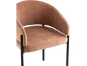 Стул обеденный STOOL GROUP Делия Шенилл коралловый арт. 2354234808