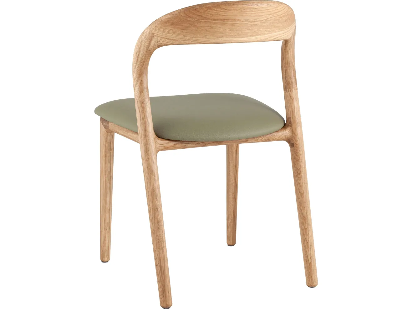Стул STOOL GROUP Юки массив дуба Натуральная кожа фисташковый/Бесцветный матовый арт. 4915531304