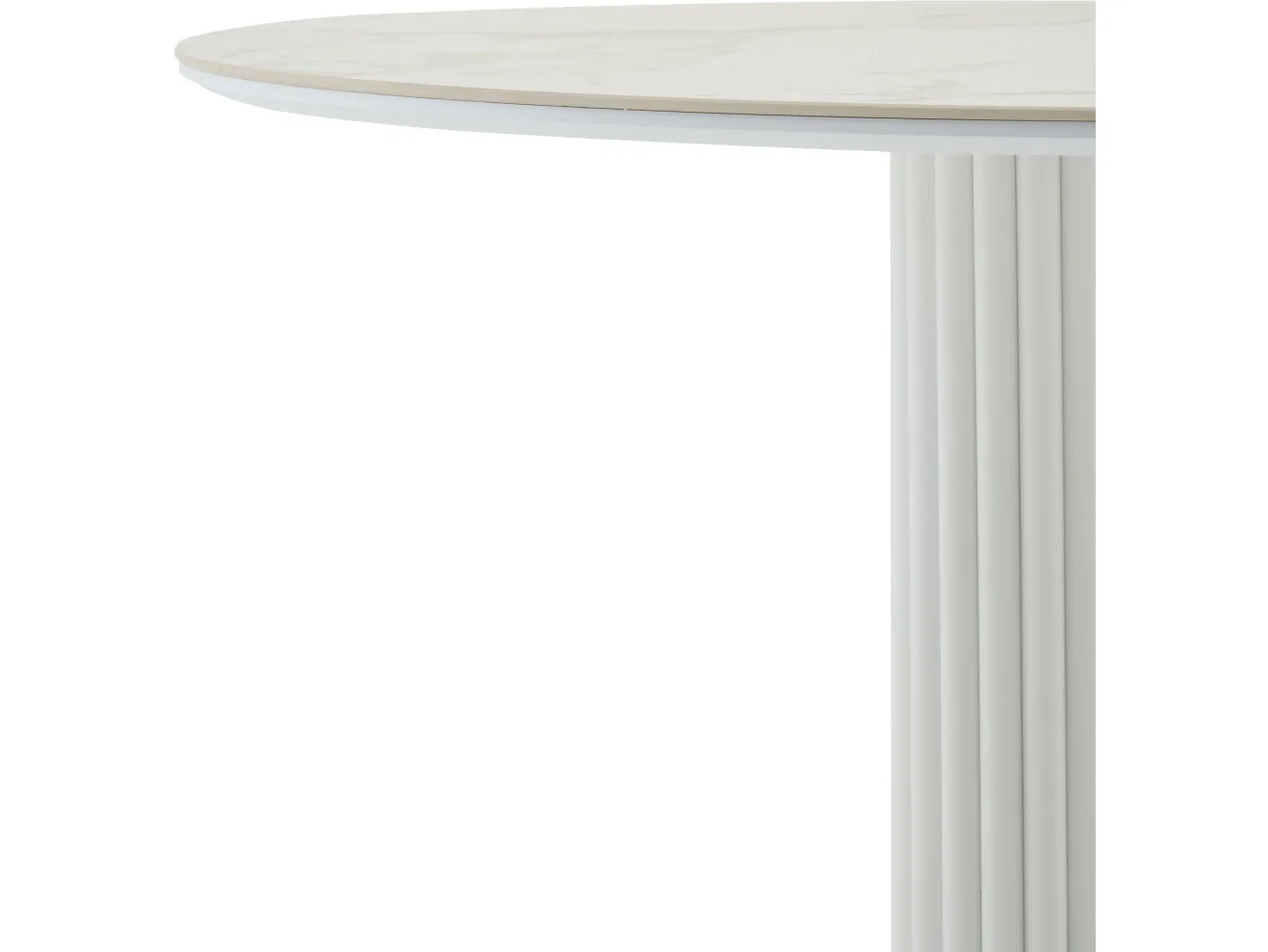 Стол STOOL GROUP Терралино круглый D90 керамика Белый/Белый арт. 5000420302