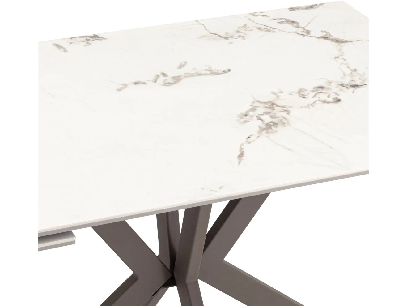 Стол обеденный STOOL GROUP Marmer 120-180/80/76 столешница МДФ16/керамика Капучино арт. 9635972404