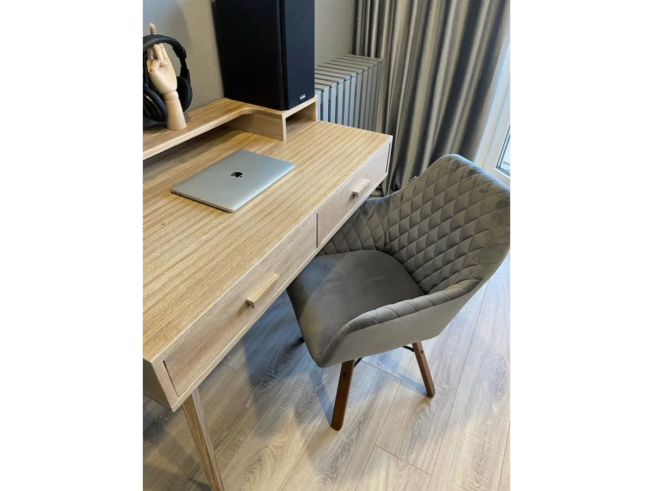 Стул Sheffilton SHT-ST38/S70 тихий океан/темный орех/черный арт. 7652686608
