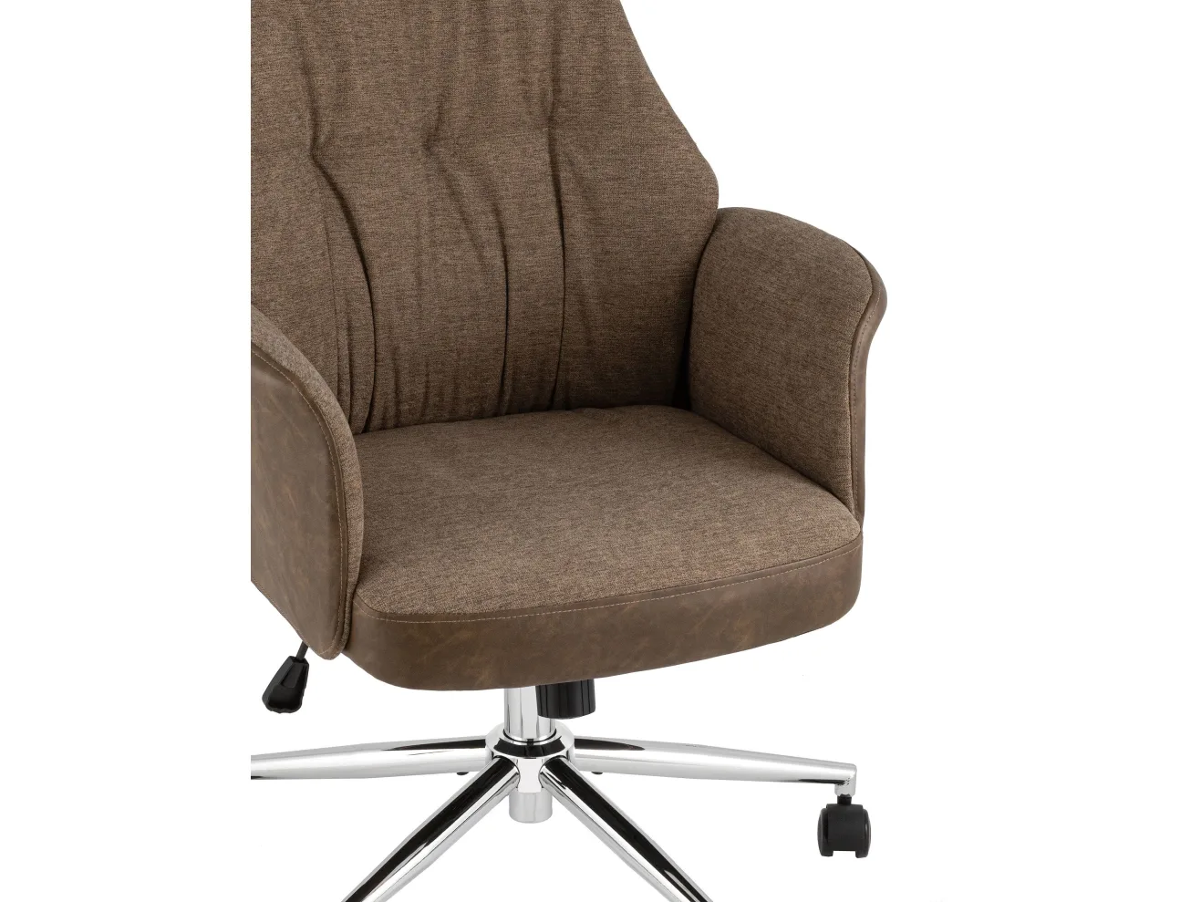 Кресло офисное STOOL GROUP TopChairs Neoma Экокожа/ткань коричневый арт. 3892516804