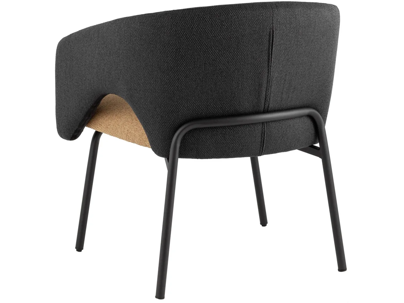 Кресло лаунж STOOL GROUP Afrida Рогожка темно-синий/горчичный арт. 2871302602