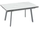 Стол обеденный STOOL GROUP Тайл 140-200*85 Snow white, подстолье серое арт. 8001422201