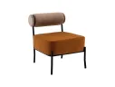 Кресло STOOL GROUP Ponpoun Бежевый, терракотовый арт. 2206062201
