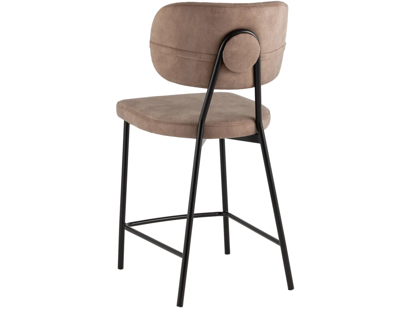 Стул полубарный STOOL GROUP Ханна Иск. замша коричневый арт. 4310681308