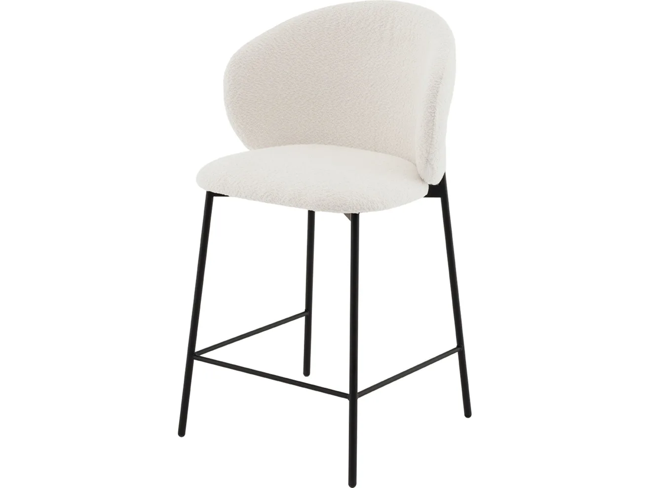 Стул полубарный STOOL GROUP Блейз Букле белый арт. 5591618401