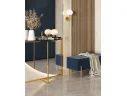 Консоль Stool Group АЛЬБА 115х30 Стекло черное/Сталь золото арт. 7879123501