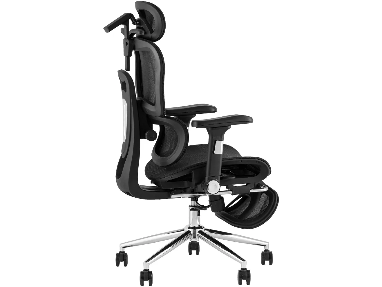 Кресло офисное STOOL GROUP TopChairs Stich с оттоманкой Черный арт. 5593111302
