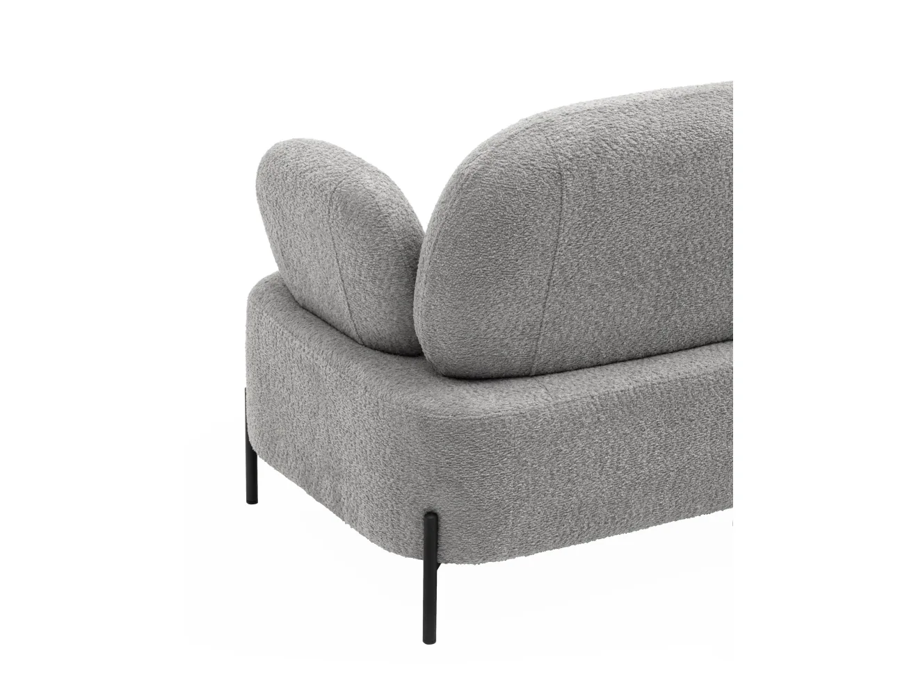 Диван STOOL GROUP Кэнди букле светло-серый арт. 7111963908