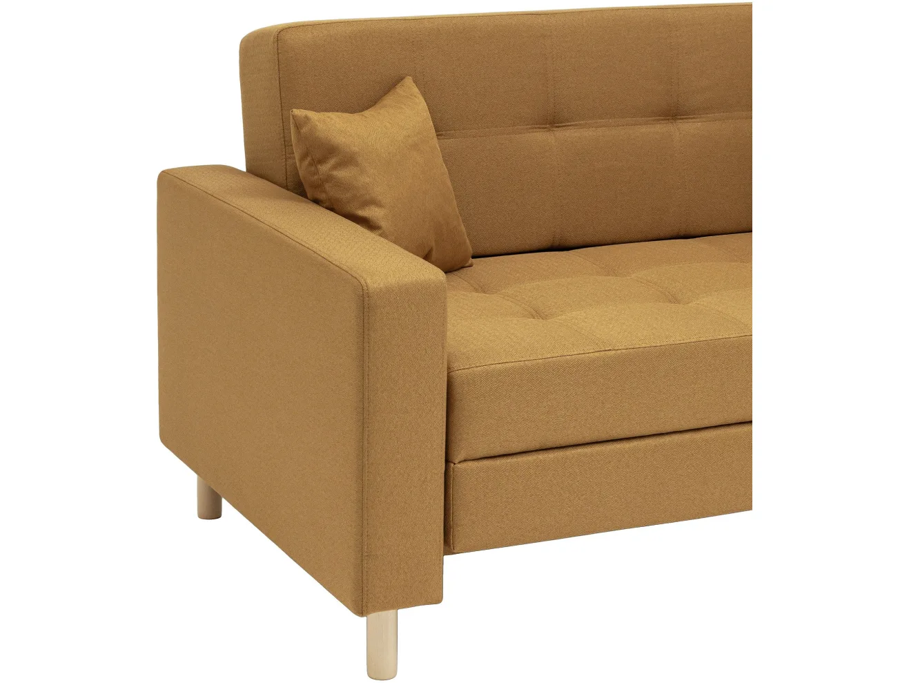 Диван-кровать STOOL GROUP Фрайдей Рогожка горчичный арт. 5244128808