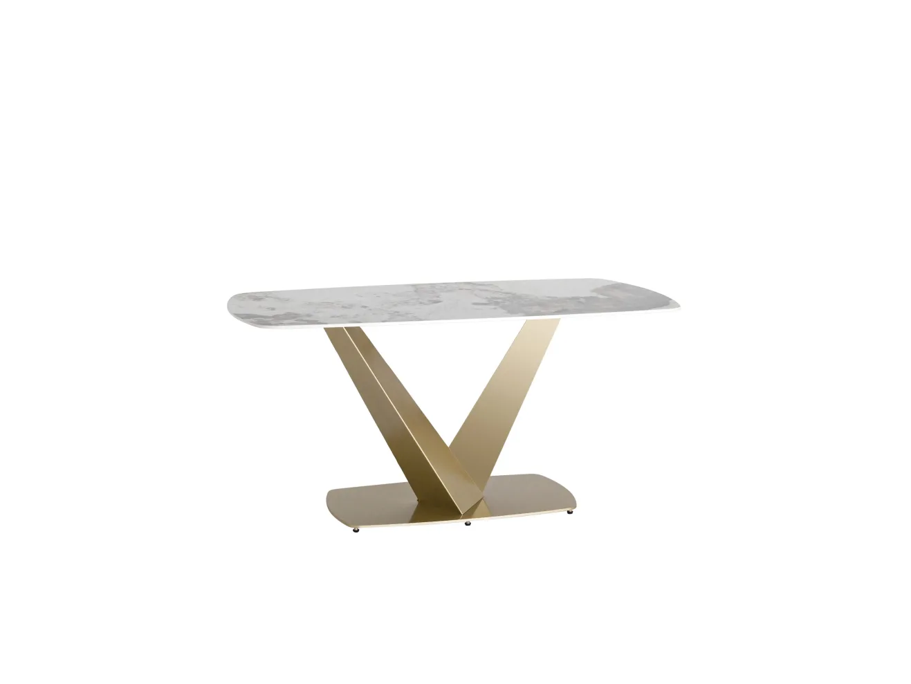 Стол обеденный Stool Group Аврора 160*90 Керамика светлая арт. 1317464301