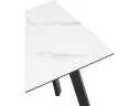 Стол обеденный STOOL GROUP Райли нераскладной 100/70/75 столешница МДФ/керамика Snow white, подстолье черный арт. 1183864602
