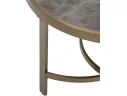 Стол журнальный STOOL GROUP Адриана 80*80 Серая керамика, сталь шампань арт. 9337788402