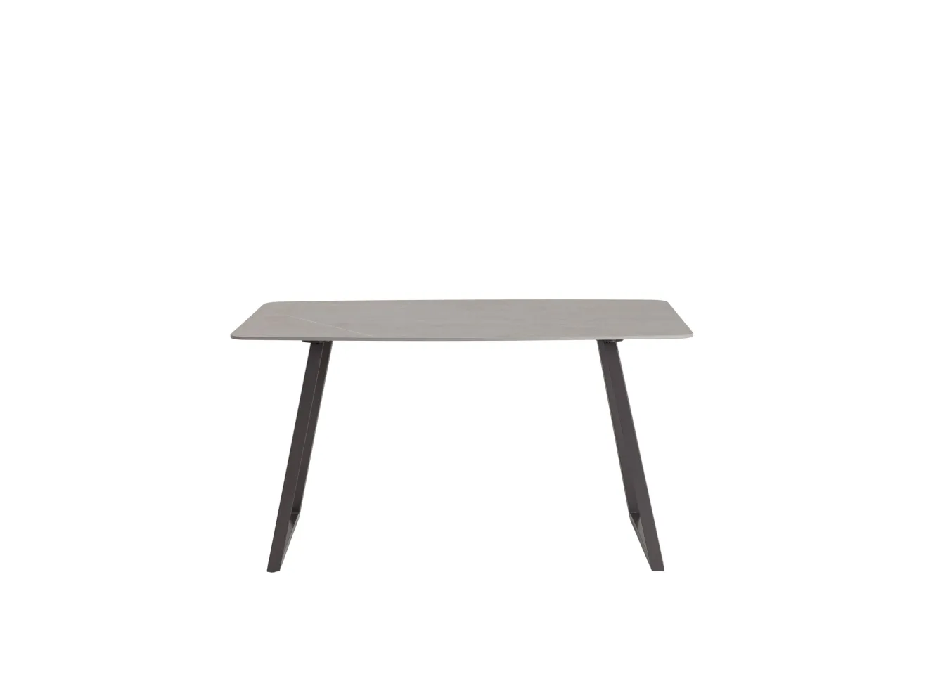Стол обеденный STOOL GROUP Vermont 140*80 Керамика темная, ножки серые арт. 5221151103