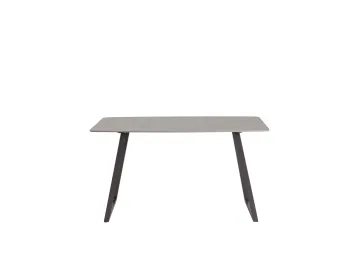 Стол обеденный STOOL GROUP Vermont 140*80 Керамика темная, ножки серые