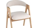 Стул STOOL GROUP Рен массив дуба Велюр кремовый/Бесцветный матовый арт. 4948792708