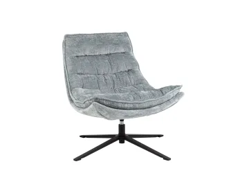 Кресло лаунж STOOL GROUP Lazy Серый