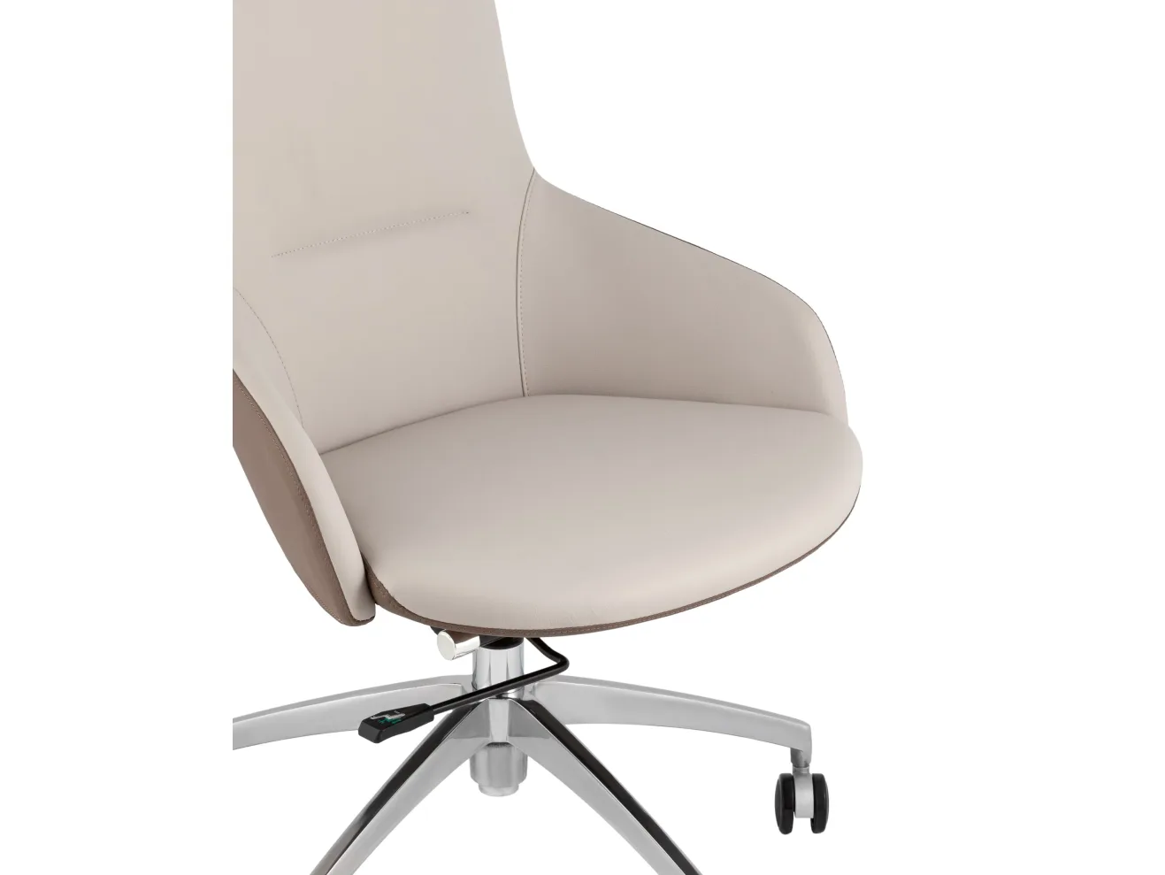 Кресло офисное STOOL GROUP TopChairs Soulo бежевый/коричневый арт. 9927989601
