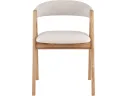 Стул STOOL GROUP Рен массив дуба Велюр кремовый/Бесцветный матовый арт. 4948792708