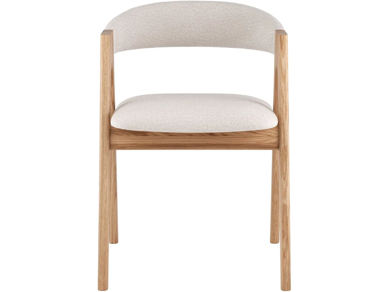 Стул STOOL GROUP Рен массив дуба Велюр кремовый/Бесцветный матовый арт. 4948792708