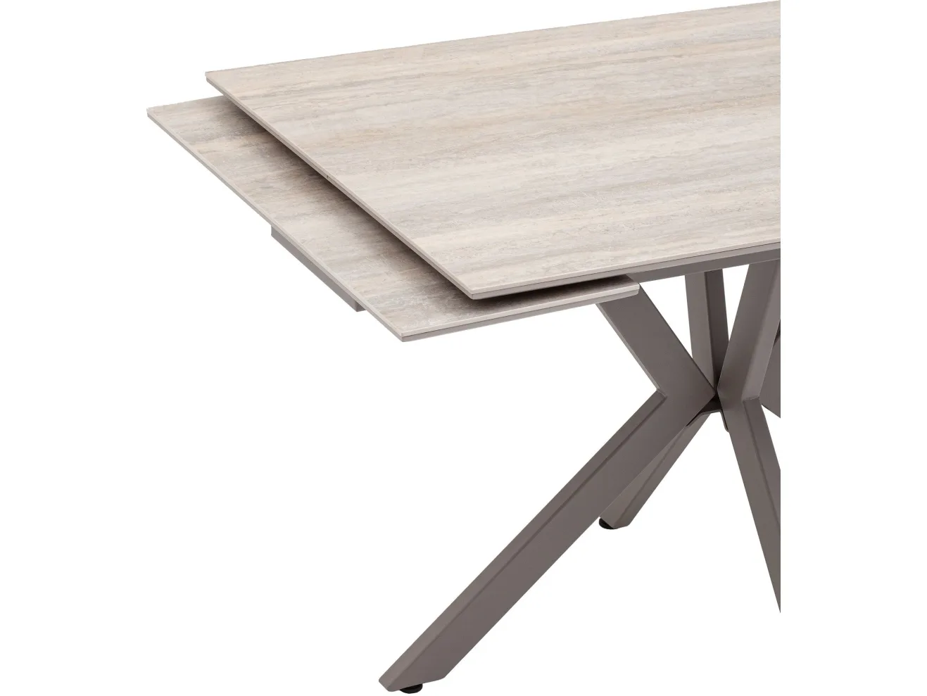 Стол обеденный STOOL GROUP Marmer 120-180/80/76 столешница МДФ16/керамика STr, капучино арт. 9635972406