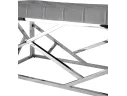 Банкетка-скамейка Stool Group АРТ ДЕКО Вельвет серый/Сталь серебро арт. 2647133602