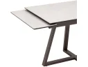 Стол обеденный STOOL GROUP Керас 120-180*80 Carmen light grey, подстолье коричневое арт. 3371808303