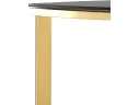 Консоль Stool Group АЛЬБА 115х30 Стекло черное/Сталь золото арт. 7879123501