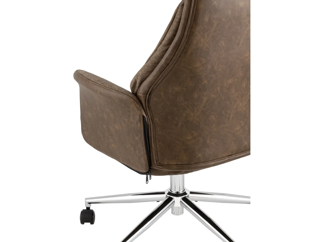 Кресло офисное STOOL GROUP TopChairs Neoma Экокожа/ткань коричневый арт. 3892516804