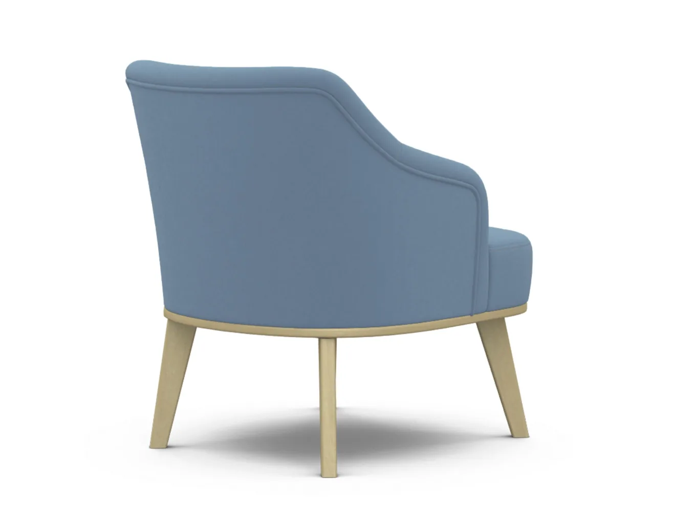 Кресло Мебелик Комфорт 5 катания дасти blue/лак арт. 6494475702