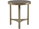 Стол журнальный STOOL GROUP Адриана 50*50 Серая керамика, сталь шампань арт. 1436615602