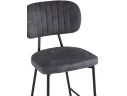 Стул полубарный STOOL GROUP Ханна Иск. замша темно-серый арт. 4310681306