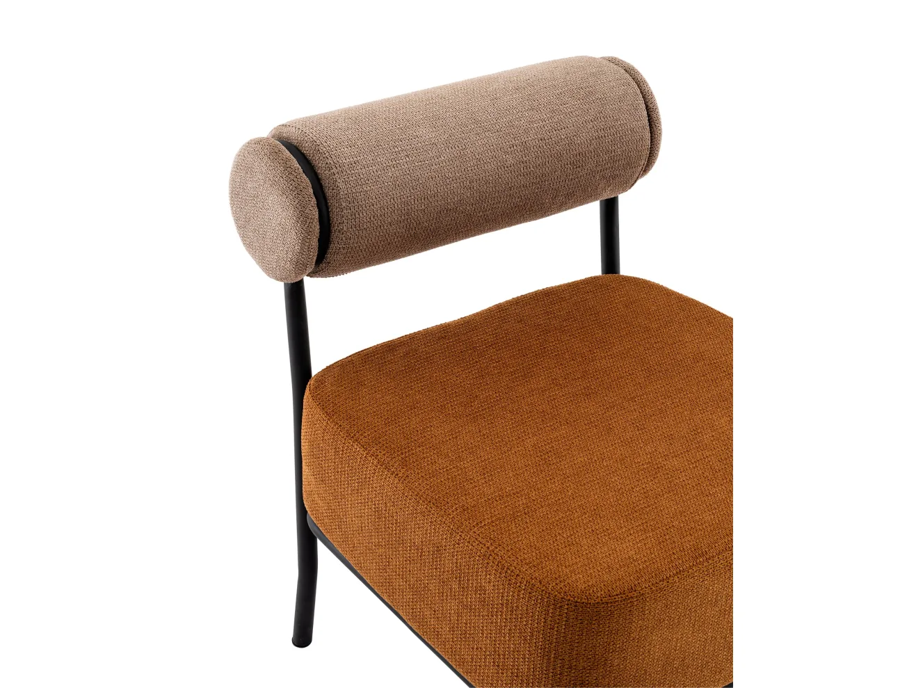 Кресло STOOL GROUP Ponpoun Бежевый, терракотовый арт. 2206062201