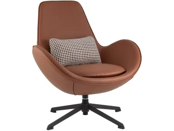Кресло STOOL GROUP TopChairs Ostra Шоколадный